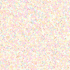 Abstract hand drown polka dots background. White dotted seamless pattern with color circles. Template design for invitation, poster, card, flyer, textile, fabric