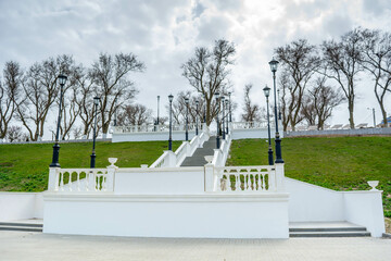 Embankment by the sea