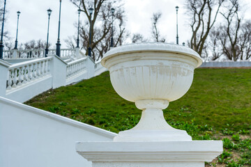 Obraz premium stone vase