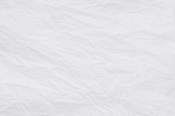 Abstract white paper wrinkled or crumpled texture background. Texture of crumpled paper.