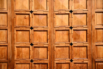 Wooden background, square shapes and pattern, wood grains and textures, full frame