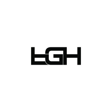 tgh letter original monogram logo design