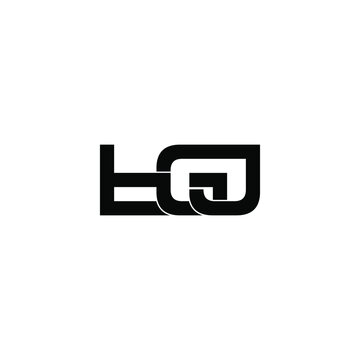 tgj letter original monogram logo design
