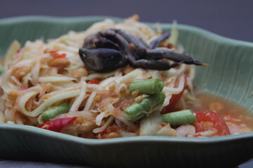 Popular Thai food called 