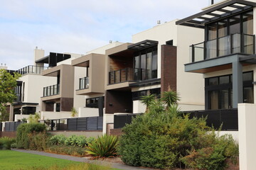 Fototapeta na wymiar Residential area in Melbourne in Australia
