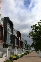 Residential area in Melbourne in Australia