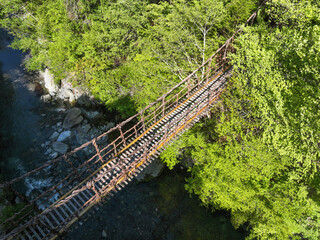 徳島県三好市 奥祖谷二重かずら橋 男橋