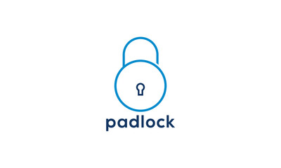 Lock logo design vector templet, 