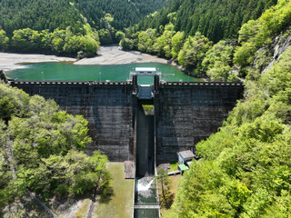 Fototapeta premium 徳島県三好市 名頃ダム