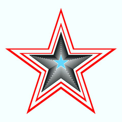 Star vector icon illustration eps - Vector