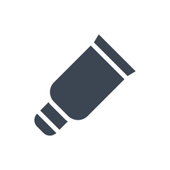 Tooth Paste Tube Glyph Icon