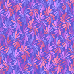 repetitive background with simple abstract flowers. floral seamless pattern. vector illustration. fabric swatch. wrapping paper. continuous print. design template for home decor, textile, apparel