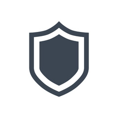 Shield related vector glyph icon