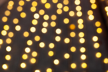 Abstract bokeh night in city background.