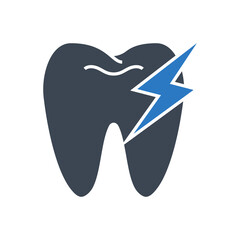 Toothache Glyph Icon