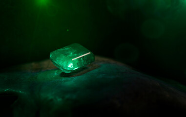 Precious Emerald Gemstone