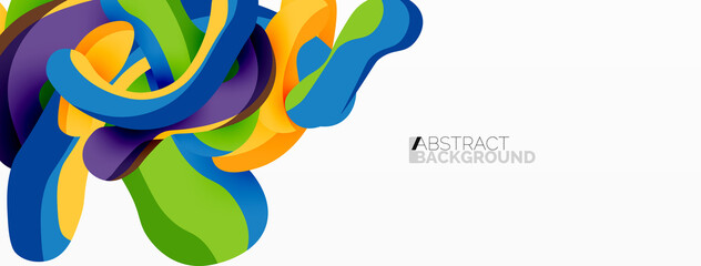 Creative geometric wallpaper. Splash shapes composition background. Techno business template for wallpaper, banner, background or landing