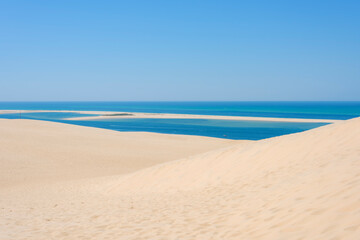 Fototapeta na wymiar The Dune of Pilat in the South of France