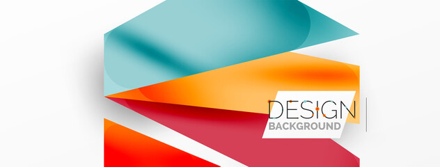 Background abstract overlapping shapes. Minimal composition vector illustration for wallpaper banner background or landing page