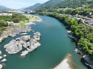 徳島県東みよし町　美濃田の淵