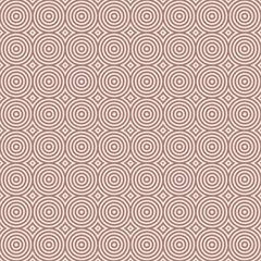 Circle seamless pattern. Geometric background.