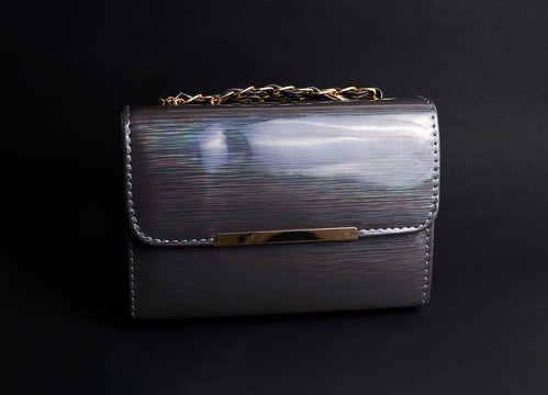 Hand Bag Layout with Place for Text. Women's Accessories Jewellery Background Mockup Banner. Fashion accessories.