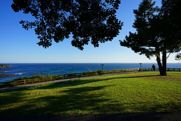 fascinating seaside view with walkway