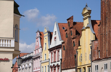 Häuser in der Altstadt von Stralsund