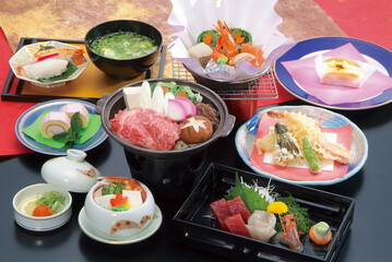 会席　和　料理 　調理　懐石　盛り付け　和食　日本　雅