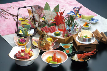 会席　和　料理 　調理　懐石　盛り付け　和食　日本　雅