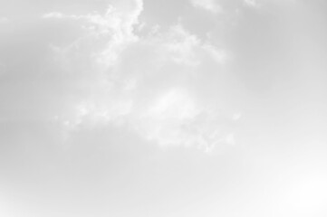 Black sky with white cloud. Dark background before Rainstorm.