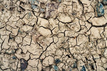Ausgetrockneter Boden