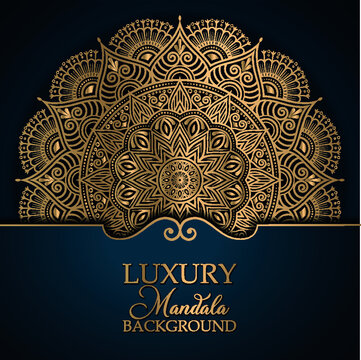 Islamic luxury mandala background mandala seamless pattern  gold mandala pattern mandala flower outline design vector