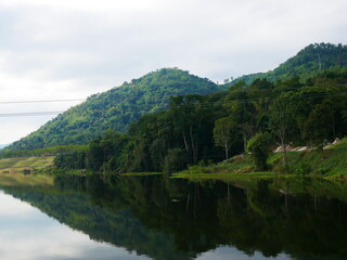 lake in the mountains