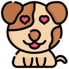 LOVE filled outline icon,linear,outline,graphic,illustration