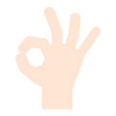 シンプルでかわいい手のイラスト  OK