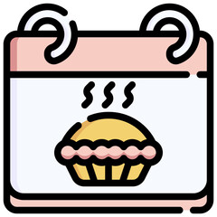 PIE filled outline icon,linear,outline,graphic,illustration