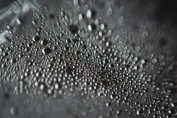 water drops on glass