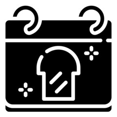 TOAST glyph icon,linear,outline,graphic,illustration