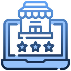 REVIWE Gradient icon,linear,outline,graphic,illustration