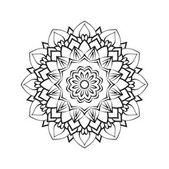 luxury circular pattern mandala background