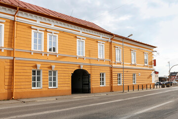 TRSTENA, SLOVAKIA - APRIL 30, 2022: The Rohac Hotel founded in XIX century in city Trstena, Slovakia.