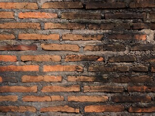 Naklejka premium Red brick wall background for design