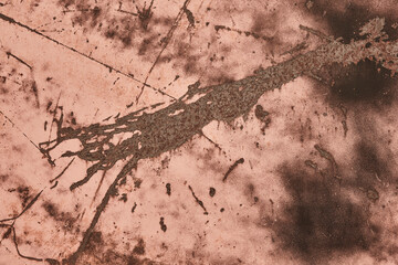 Rusty abstract oxidized textured background metallic material. Grungy