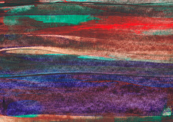 Abstract hand drawn colorful acrylic background