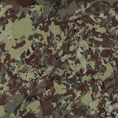 Classic khaki protective background. Military pattern leather texture