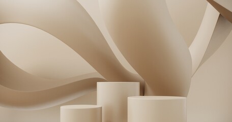 showcase, podium, abstract, 3d rendering, advertising, product, cosmetic, green, exhibition, care, display, health, light, modern, nature, plant, premium, presentation, skin, spa, template, stand, sun