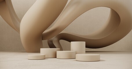 showcase, podium, abstract, 3d rendering, advertising, product, cosmetic, green, exhibition, care, display, health, light, modern, nature, plant, premium, presentation, skin, spa, template, stand, sun