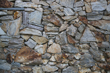 Old stones wall texture. Natural stones background.