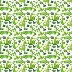 Cute animals cartoon set on white background